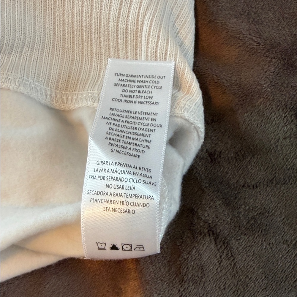 Splendid Ribbed Crewneck Long Sleeves Ribbed Cuffs and Hem Sweatshirt R13A - Picture 11 of 13